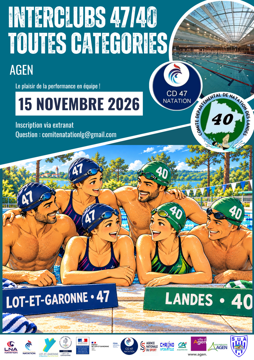 🏆Interclubs Toutes catégories Regroupement 47/40