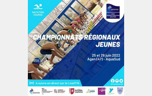 🚩Championnats Régionaux Jeunes Eté - 50 m à Agen