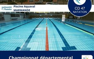 🥇Championnats Départementaux Toutes Catégories hiver - 25 M à Marmande