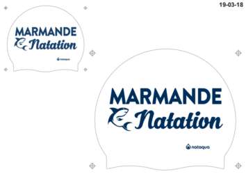 Bonnet de bains MARMANDE NATATION