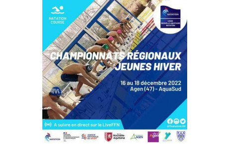 🥇Championnats Régionaux Jeunes hiver - 50 M à Agen